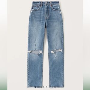 Ultra High Rise 90s SHORT Straight Jean